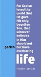 Tract - John 3 vs 16  (Pack of 25) 