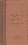Streams In The Desert, 366 Daily Devotional Readings, Walnut Italian Duo-Tone