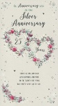 Anniversary Card - An Anniversary Wish, Silver - ICG II7074