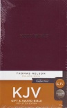 KJV Gift and Award Bible, Imitation Leather, Burgundy