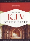 KJV Full Color Study Bible, Saddle Brown Leathersoft