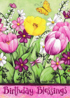 Card - Birthday Blessings Butterfly 