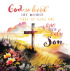  Easter Cards - For God so Loved John 3:16 (Pack of 5) ESC
