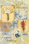 Card - With Blessings on your Birthday