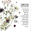 Card - Sympathy Revelation 21:4 (Flowers & Bees) SDC
