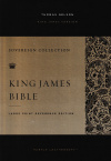 KJV Large Print Reference Bible, Purple Leathersoft, Red Letter, Comfort Print (Sovereign Collection)