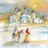  Christmas Cards - Follow the Star Pack of 10 CMS