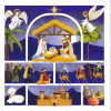 Christmas Cards - Christmas Story  Pack of 10 CMS