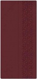 KJV Checkbook Edition  Burgundy Leathersoft Snap Flap