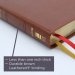 NASB Thinline Bible, Leathersoft, Brown, Red Letter, 1995 Text, Thumb Index, Comfort Print 