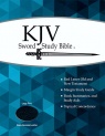 KJV Large Print Sword Study Bible, Black Genuine Leather