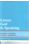 Listen - God is Speaking - Revelation, Inspiration, Inerrancy, Interpretation - Includes Study Questions (pack of 5) VPK
