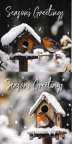 Christmas Cards - Boxed - Season's Greetings Robin - Pack of 16 - CMSC