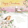 Christmas Cards - Happy Christmas John 3:16 Pack of 10 CMS
